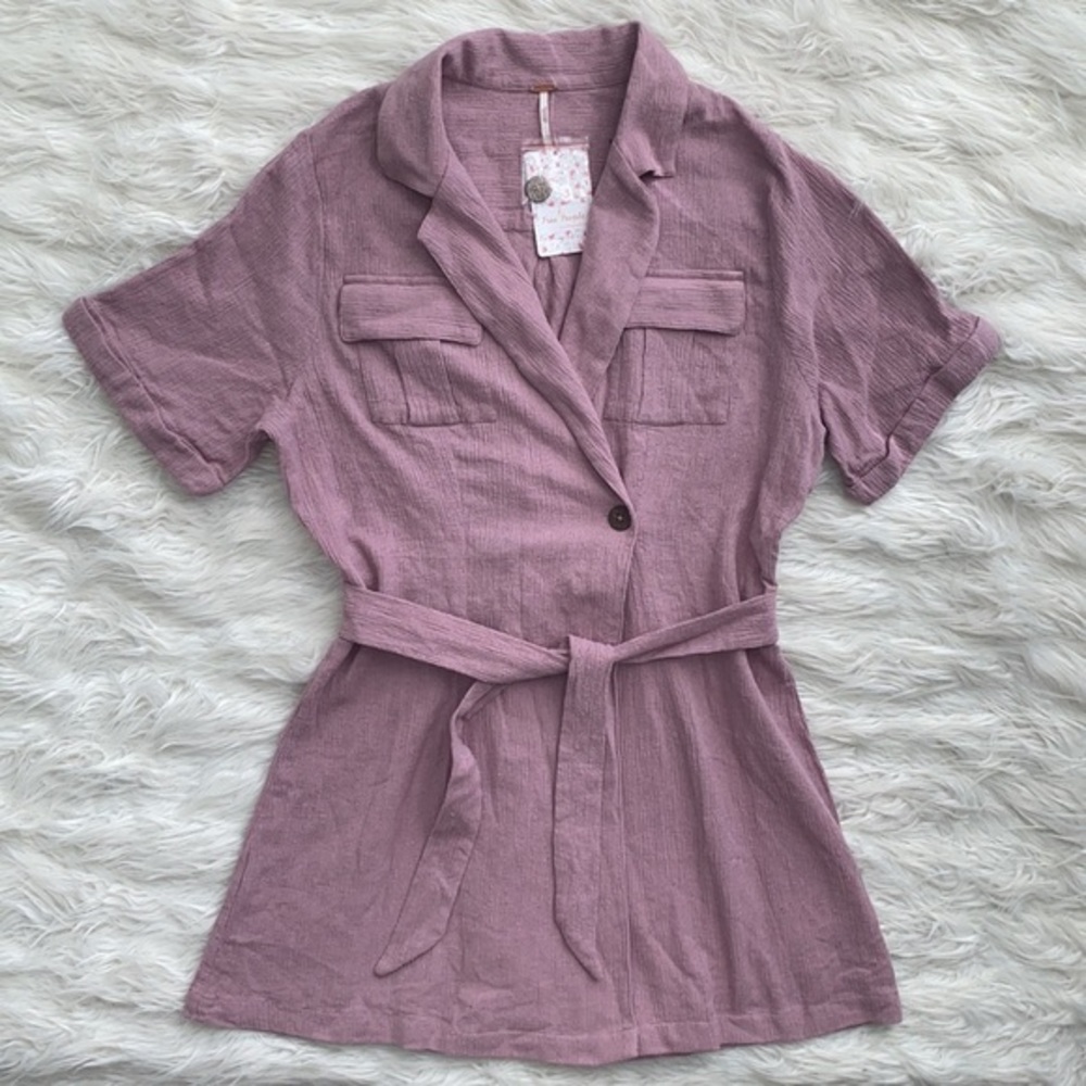 Free People |‎ Clementine Mini Dress in Purple Ash